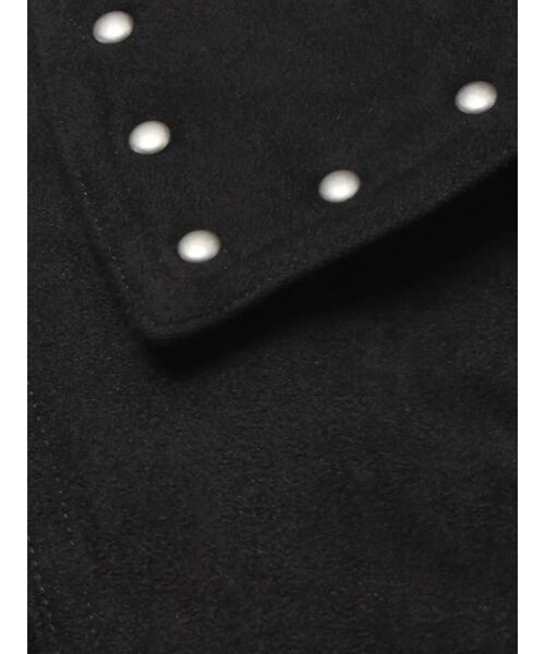 EVRIS(エヴリス)の「フェイクスウェードボリュームショートブルゾン【セットアップ着用可能】(ブルゾン・レディース・ブラック/ブラウン・FREE)」の13枚目の写真