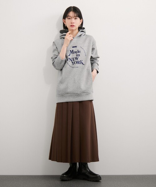 GOOD ROCK SPEED（グッドロックスピード）の「【GOOD ROCK SPEED/グッドロックスピード】NYC Hoodie（パーカー・レディース・ネイビー/グレー・FREE）」の10枚目の写真