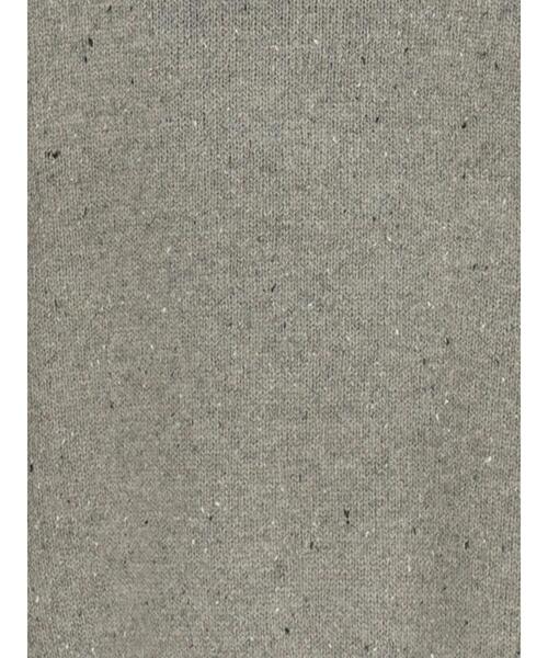 Lugnoncure（ルノンキュール）の「カラーネップハーフジップニット（ニット/セーター・レディース・ベージュ/チャコールグレー/グレー・F）」の21枚目の写真