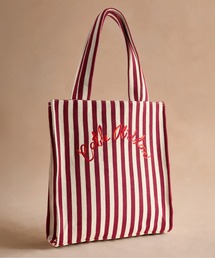 ラージ ブックバッグ Cherry Stripe