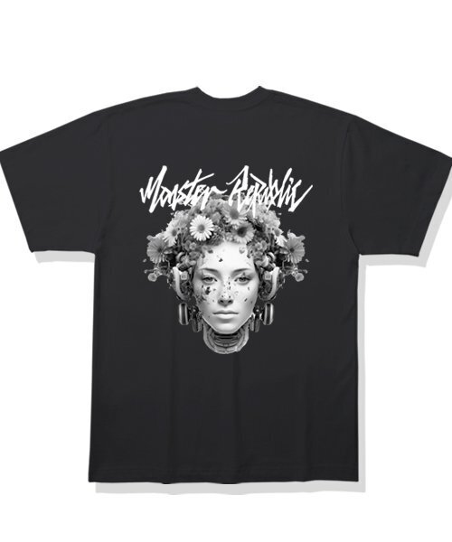 MONSTER REPUBLIC(モンスターリパブリック)の「サイバーフラワーアッシュグレーTシャツブラック(Tシャツ/カットソー・レディース・その他・X-LARGE/LARGE/MEDIUM/SMALL)」の2枚目の写真