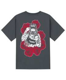 KTG0153 チカノガールズ グラフィティ 半袖Tシャツ - グレー