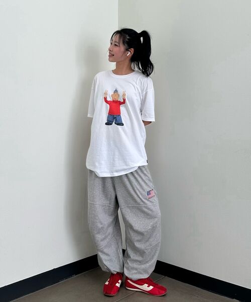LAUGHER（ラファー）の「[PAT&MAT] モーションマットTシャツ - ホワイト（Tシャツ/カットソー・レディース・ホワイト・LARGE/MEDIUM/X-LARGE）」の17枚目の写真