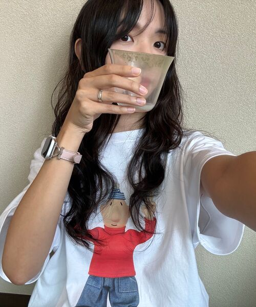 LAUGHER（ラファー）の「[PAT&MAT] モーションマットTシャツ - ホワイト（Tシャツ/カットソー・レディース・ホワイト・LARGE/MEDIUM/X-LARGE）」の7枚目の写真