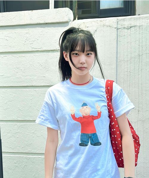 LAUGHER（ラファー）の「[PAT&MAT] モーションマットTシャツ - ホワイト（Tシャツ/カットソー・レディース・ホワイト・LARGE/MEDIUM/X-LARGE）」の10枚目の写真