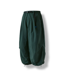 ANGLAN | Nylon Tuck Belt String Balloon Pants - Green(スウェットパンツ)