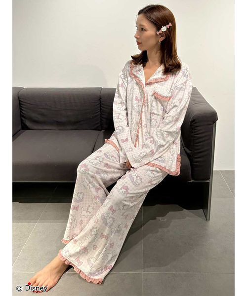 セール】【The Aristocats】総柄ロングパンツ（ルームウェア/パジャマ