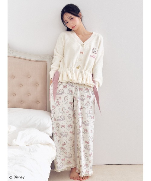 スナイデルホーム The Aristocats 総柄ロングパンツ パジャマ ルームウェア SNIDEL  送料無料 The Aristocats】総柄ロングパンツ（ルームウェア/パジャマ）｜SNIDEL