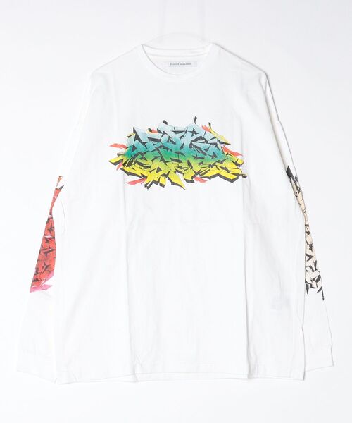 Children of the discordance(チルドレン オブ ザ ディスコ-ダンス)の「Children of the discordance / PIECE PRINTED TEE LS / COTDCS-275(Tシャツ/カットソー・メンズ・ブラック/ホワイト・3/2)」の8枚目の写真