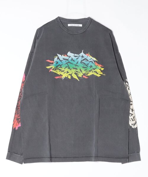 Children of the discordance(チルドレン オブ ザ ディスコ-ダンス)の「Children of the discordance / PIECE PRINTED TEE LS / COTDCS-275(Tシャツ/カットソー・メンズ・ブラック/ホワイト・3/2)」の9枚目の写真