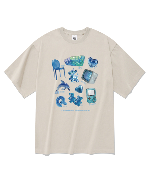 RADINEO(ラディネオ)の「ブルーコレクター 半袖Tシャツ ベージュ(Tシャツ/カットソー・メンズ・その他・LARGE/MEDIUM/SMALL/X-LARGE)」の1枚目の写真