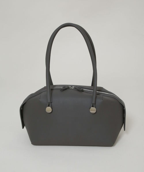 ADD CULUMN(アドカラム)の「ADD CULUMN/TABLET BOSTON(ボストンバッグ・レディース・ダークグレー/アイボリー・FREE)」の4枚目の写真