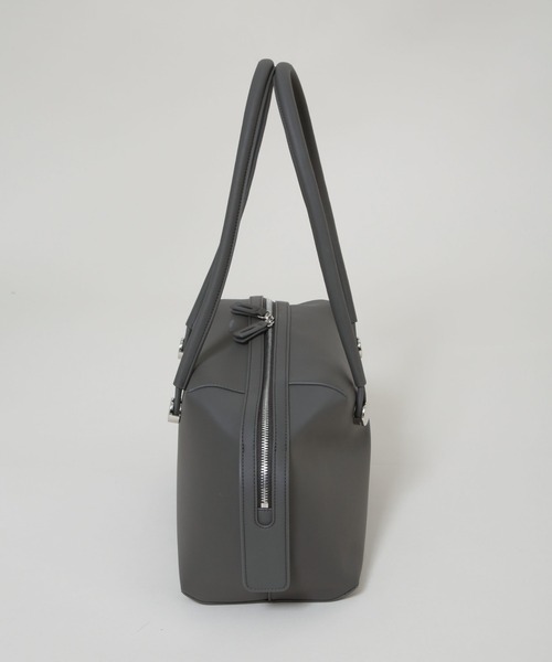 ADD CULUMN(アドカラム)の「ADD CULUMN/TABLET BOSTON(ボストンバッグ・レディース・ダークグレー/アイボリー・FREE)」の7枚目の写真