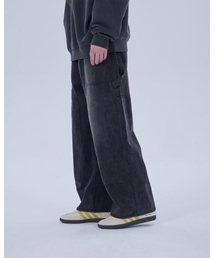 DYSFUNCT（ディスファンクト）の「DOUBLE KNEE WASHING DENIM PANTS (BLACK)（デニムパンツ）」