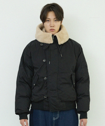 COMONINOZ（コモニノズ）の「HOOD SHORT PADDING JUMPER [BLACK]（ダウンジャケット/コート）」