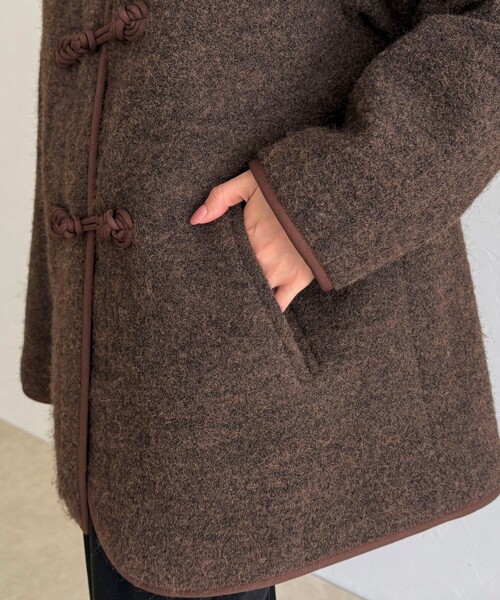 セール】圧縮ニットチャイナコート（その他アウター）｜fredy emue