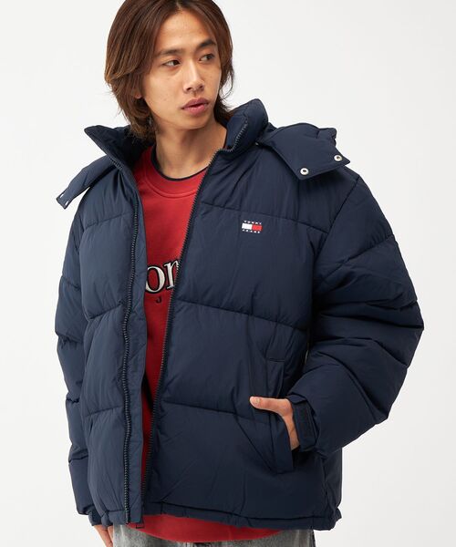 セール】【オンライン限定】フーデッドフラッグパッファジャケット