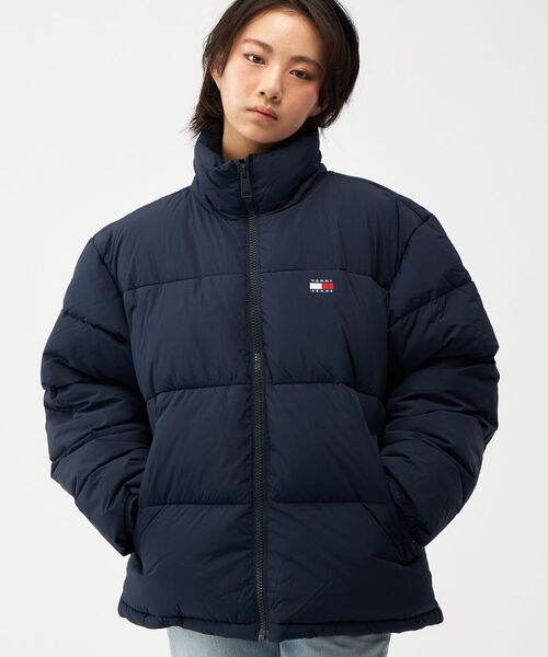 セール】【オンライン限定】フーデッドフラッグパッファジャケット