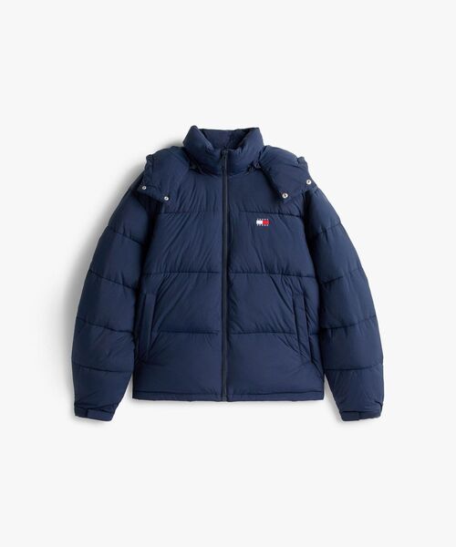 tommy jeans（トミー ジーンズ）の「【オンライン限定】フーデッドフラッグパッファジャケット（ダウンジャケット/コート・メンズ・マルチ/ホワイト・MEDIUM/SMALL/X-LARGE/LARGE）」の9枚目の写真