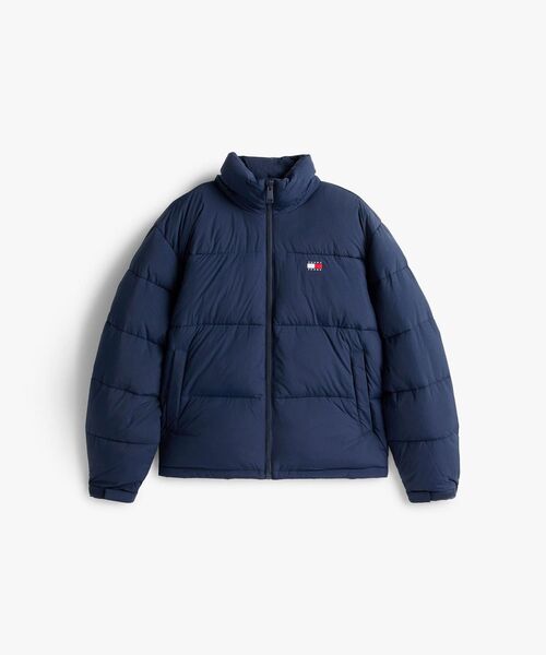 tommy jeans（トミー ジーンズ）の「【オンライン限定】フーデッドフラッグパッファジャケット（ダウンジャケット/コート・メンズ・マルチ/ホワイト・MEDIUM/SMALL/X-LARGE/LARGE）」の8枚目の写真