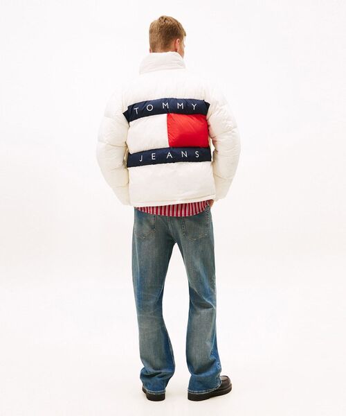 セール】【オンライン限定】フーデッドフラッグパッファジャケット