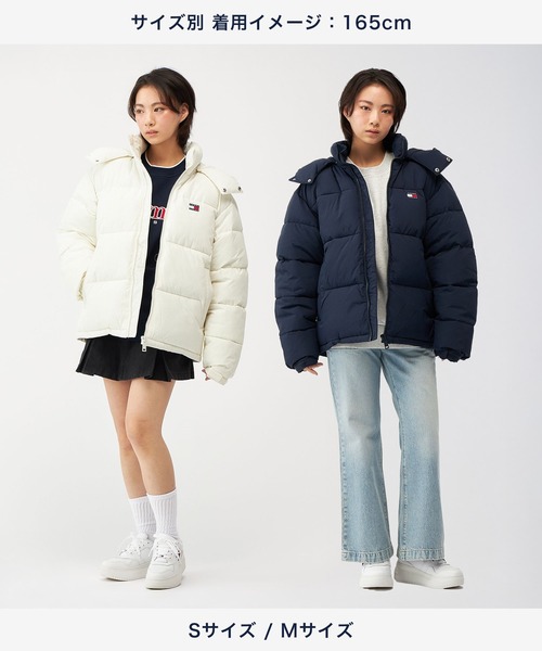 【オンライン完売】   ダウンパッファジャケット セール】【オンライン限定】フーデッドフラッグパッファジャケット