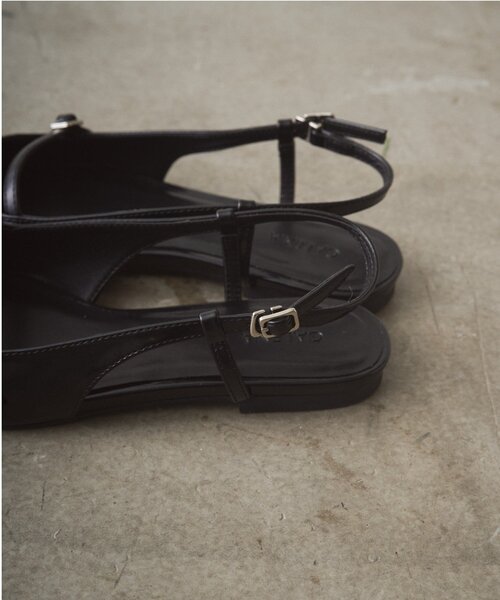 セール】【GALENA】ストラップポインテッドフラットパンプス（その他
