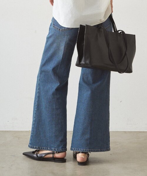 LOUNGEDRESS(ラウンジドレス)の「【GALENA/ガレナ】ストラップポインテッドフラットパンプス(パンプス・レディース・ブラック/イエロー・38/37/36/39)」の6枚目の写真