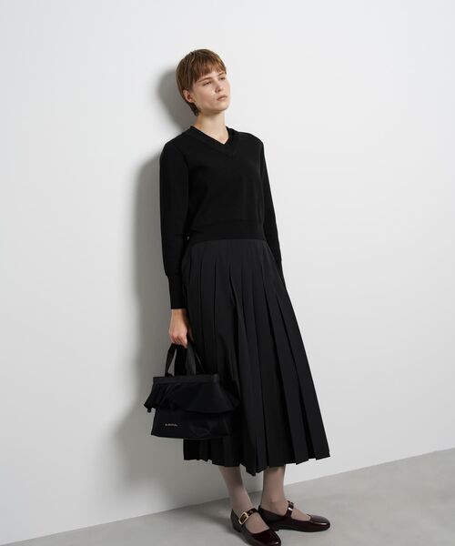 LANVIN en Bleu(ランバンオンブルー)の「ラッフルフリルトートバッグ(トートバッグ・レディース・ブラック/チャコールグレー/オフホワイト・FREE)」の11枚目の写真