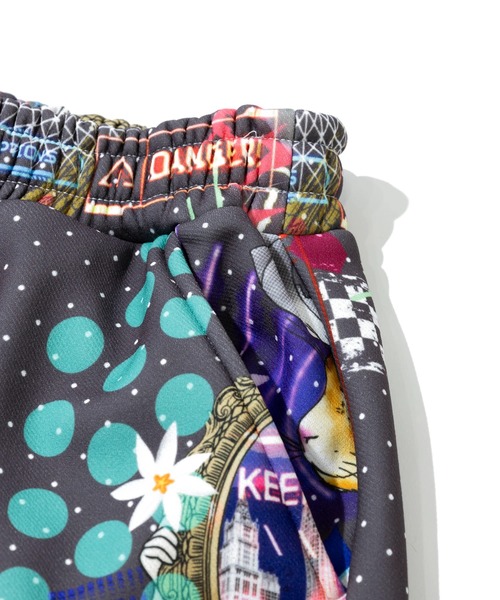 ScoLar（スカラー）の「ScoLar/スカラー　総柄あったか裏地パンツ（その他パンツ・レディース・チャコールグレー/グリーン・FREE）」の5枚目の写真