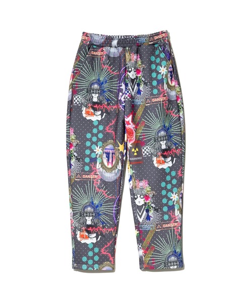 ScoLar（スカラー）の「ScoLar/スカラー　総柄あったか裏地パンツ（その他パンツ・レディース・チャコールグレー/グリーン・FREE）」の8枚目の写真