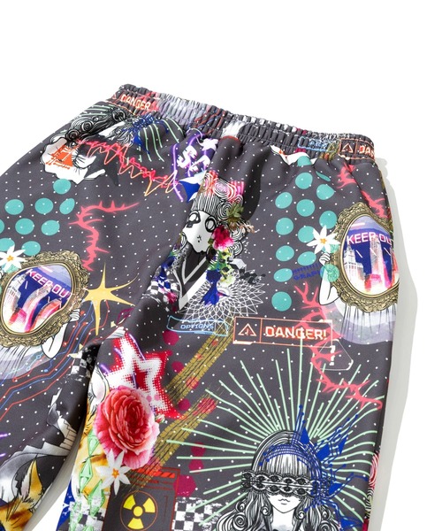 ScoLar（スカラー）の「ScoLar/スカラー　総柄あったか裏地パンツ（その他パンツ・レディース・チャコールグレー/グリーン・FREE）」の10枚目の写真