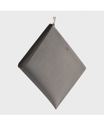 PROXY.L（プロキシエル）の「Round bottom clutch large (Gray)（クラッチバッグ）」