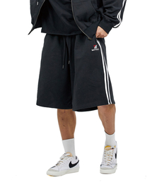 BATTRACT（バトラクト）の「Track Line Overfit 8-quarter Pants Black（その他パンツ）」