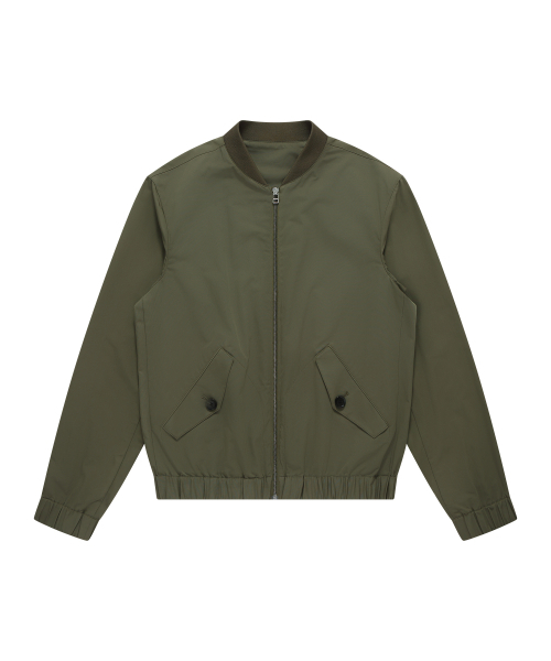 SOLEW(ソル)の「ミニマルツーウェイブルゾン_カーキ(ブルゾン・メンズ・その他・SMALL/MEDIUM/LARGE/X-LARGE)」の1枚目の写真