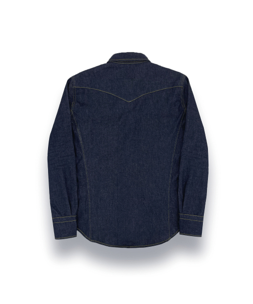R-4（アールフォー）の「R-0009 / STORM SYMBOL - WASHED WESTERN SHIRTS(DENIM)（シャツ/ブラウス・メンズ・その他・MEDIUM）」の2枚目の写真