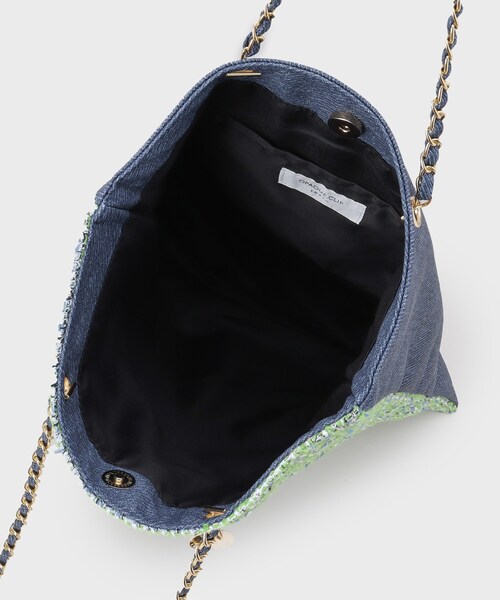 OPAQUE.CLIP（オペークドットクリップ）の「ツイードコンビチェーンショルダートートバッグ【A4サイズ対応】（トートバッグ・レディース・ピンク系/ブラック・00）」の17枚目の写真