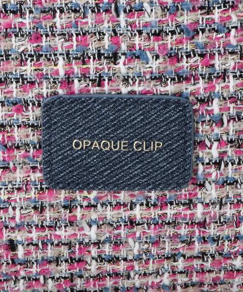 OPAQUE.CLIP（オペークドットクリップ）の「ツイードコンビチェーンショルダートートバッグ【A4サイズ対応】（トートバッグ・レディース・ピンク系/ブラック・00）」の22枚目の写真