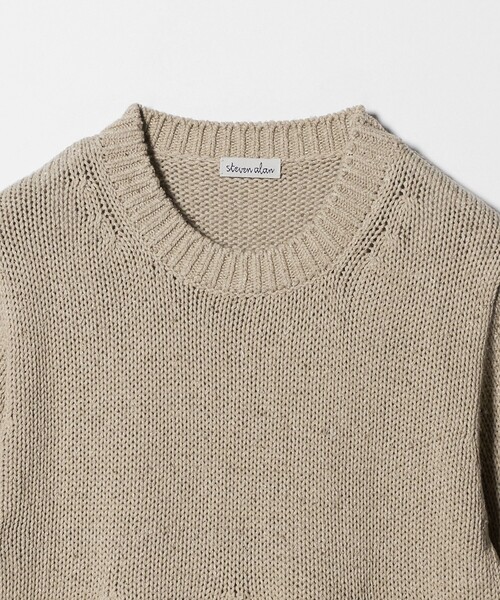 Steven Alan（スティーブンアラン）の「＜Steven Alan＞コットン シルク フレア ニット（ニット/セーター・レディース・ブラック/ベージュ・FREE）」の9枚目の写真