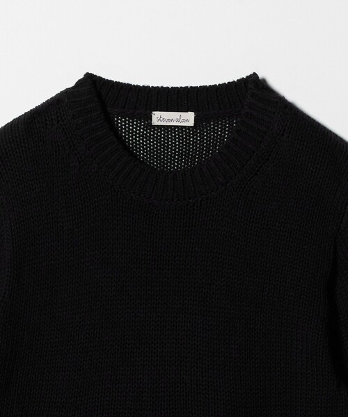 Steven Alan（スティーブンアラン）の「＜Steven Alan＞コットン シルク フレア ニット（ニット/セーター・レディース・ブラック/ベージュ・FREE）」の14枚目の写真