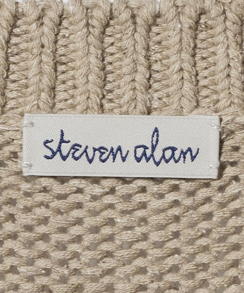 Steven Alan（スティーブンアラン）の「＜Steven Alan＞コットン シルク フレア ニット（ニット/セーター・レディース・ブラック/ベージュ・FREE）」の16枚目の写真