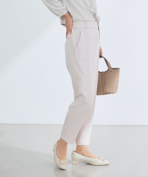 CROSS FUNCTION(クロスファンクション)の「《洗える・シワになりにくい》正解テーパードパンツ 5サイズ展開【CROSS FUNCTION/クロスファンクション】(スラックス・レディース・ネイビー/ブラック/ライトベージュ・7号/9号/11号/13号/15号)」の15枚目の写真