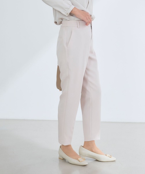 CROSS FUNCTION(クロスファンクション)の「《洗える・シワになりにくい》正解テーパードパンツ 5サイズ展開【CROSS FUNCTION/クロスファンクション】(スラックス・レディース・ネイビー/ブラック/ライトベージュ・7号/9号/11号/13号/15号)」の16枚目の写真