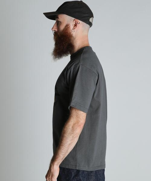 Schott（ショット）の「Schott/ショット/HORSE FLOCKY T-SHIRT/ホース フロッキー Tシャツ（Tシャツ/カットソー・メンズ・ベージュ/チャコールグレー/ホワイト・XL/L/M/2XL）」の12枚目の写真