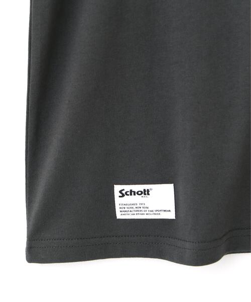 Schott（ショット）の「Schott/ショット/HORSE FLOCKY T-SHIRT/ホース フロッキー Tシャツ（Tシャツ/カットソー・メンズ・ベージュ/チャコールグレー/ホワイト・XL/L/M/2XL）」の21枚目の写真