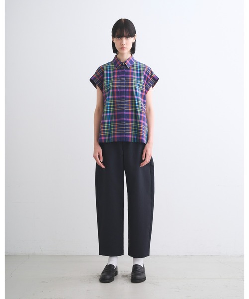 Traditional Weatherwear(トラディショナルウェザーウェア)の「WIGMORE(シャツ/ブラウス・レディース・ネイビー系・XS/S)」の3枚目の写真