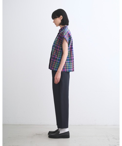 Traditional Weatherwear(トラディショナルウェザーウェア)の「WIGMORE(シャツ/ブラウス・レディース・ネイビー系・XS/S)」の4枚目の写真