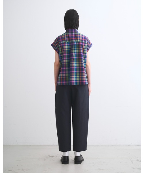 Traditional Weatherwear(トラディショナルウェザーウェア)の「WIGMORE(シャツ/ブラウス・レディース・ネイビー系・XS/S)」の5枚目の写真