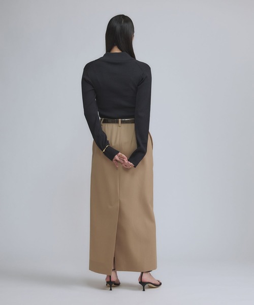 Chaos（カオス）の「Chaos(カオス)/エレルニットポロプルオーバー（ニット/セーター・レディース・アイボリー/ネイビー・FREE）」の4枚目の写真