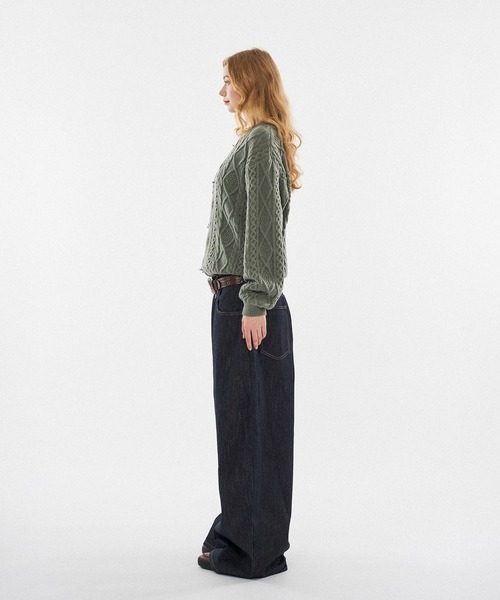 3color / 3size 】FIREMAN CABLE KNIT CARDIGAN / ファイヤーマン